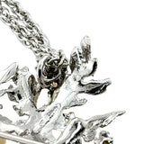 14K White Gold Pearl Grape Cluster Pendant