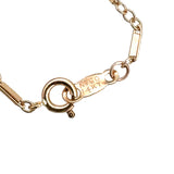 14K Yellow Gold Bead and Jade Bead Necklace
