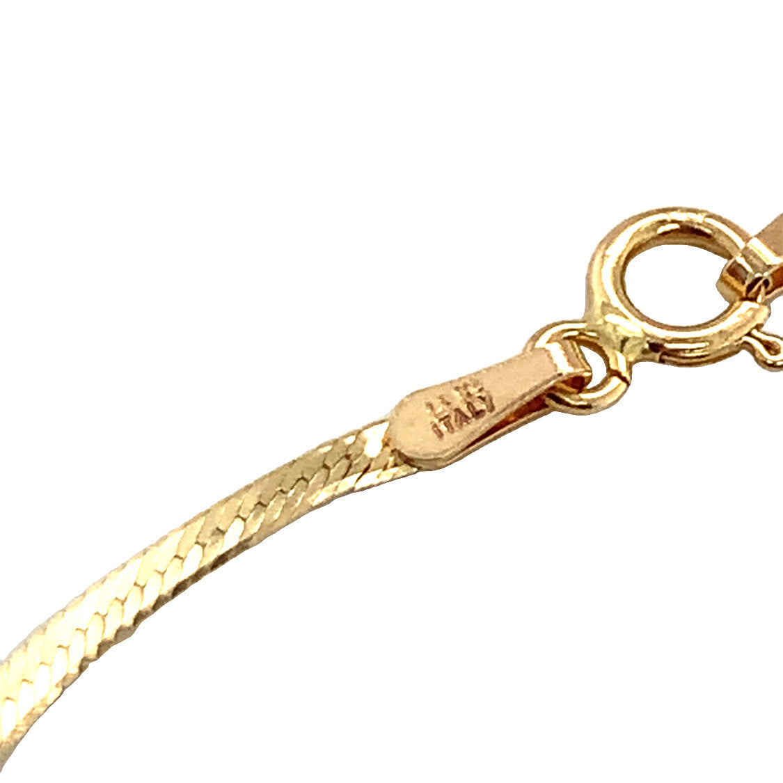 14K Yellow Gold Diamond Solitaire Pendant