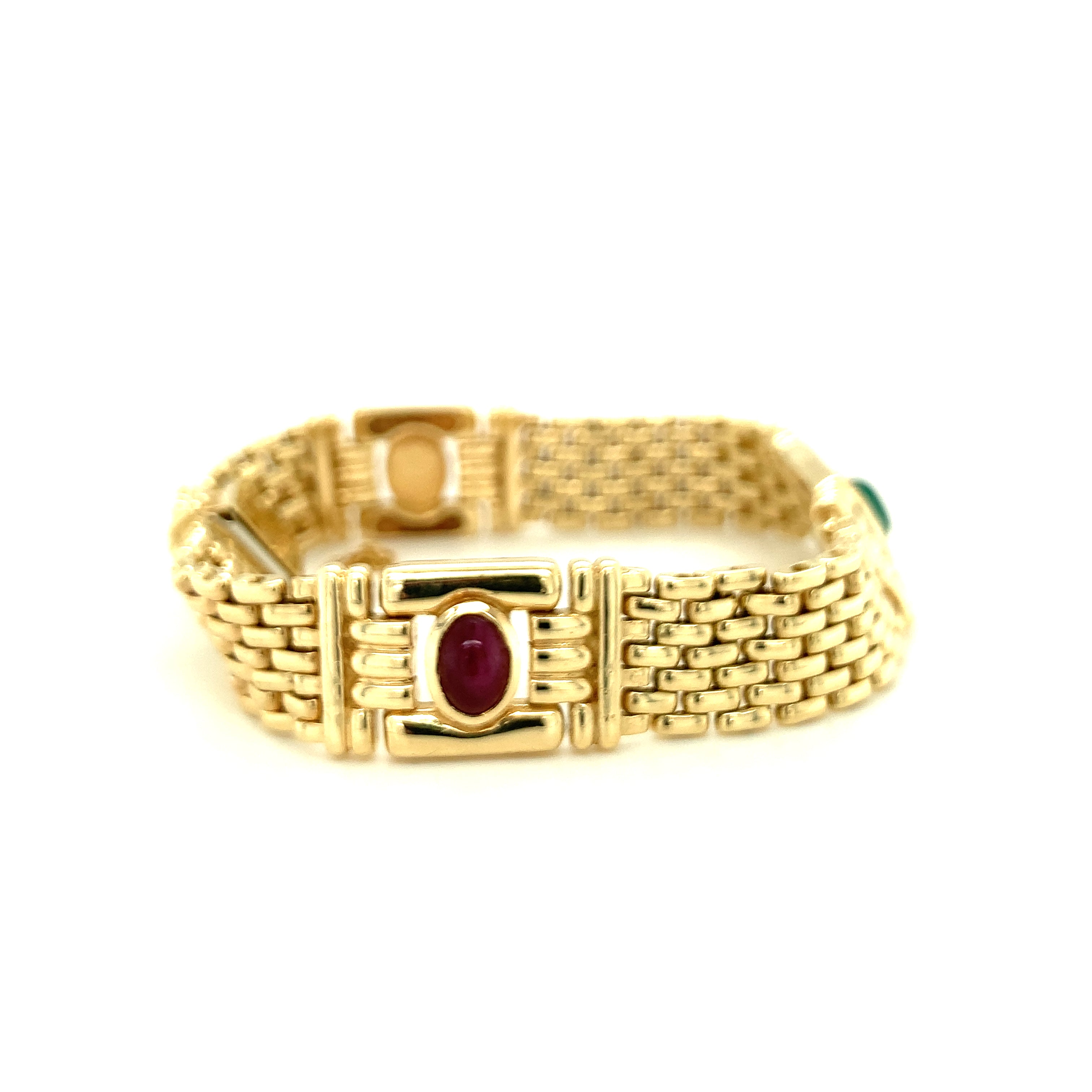 14K Yellow Gold Multi-Gem Bracelet