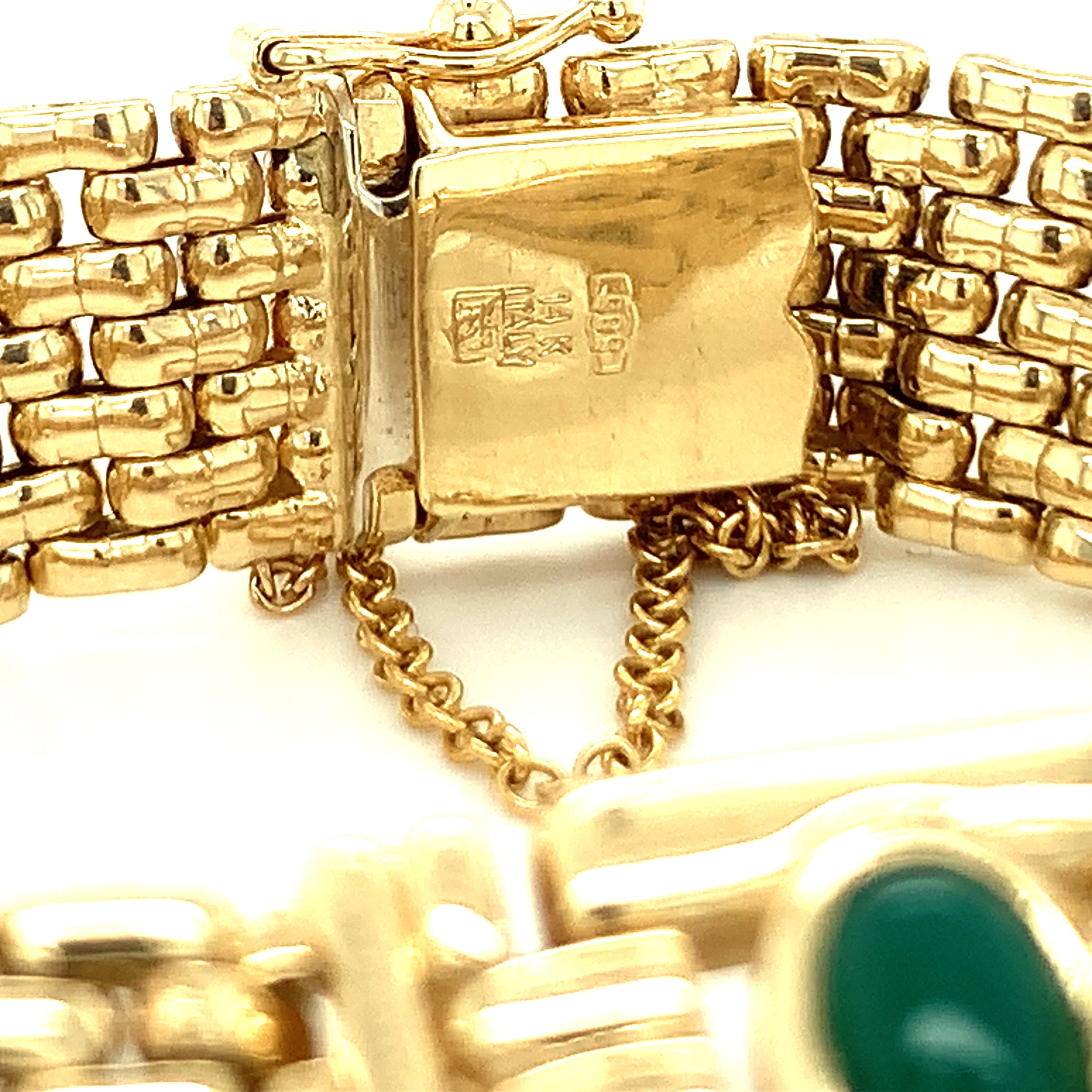 14K Yellow Gold Multi-Gem Bracelet
