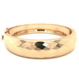 14k Yellow Gold Bangle Bracelet, circa 1970s