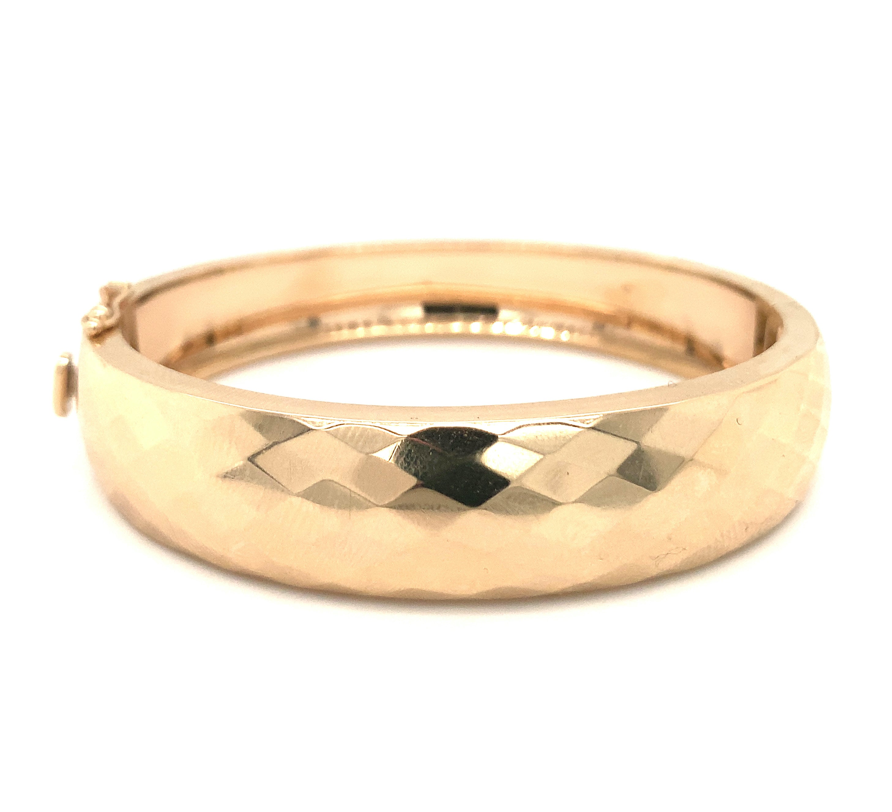 14k Yellow Gold Bangle Bracelet, circa 1970s