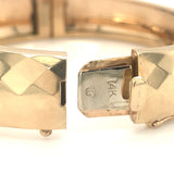 14k Yellow Gold Bangle Bracelet, circa 1970s
