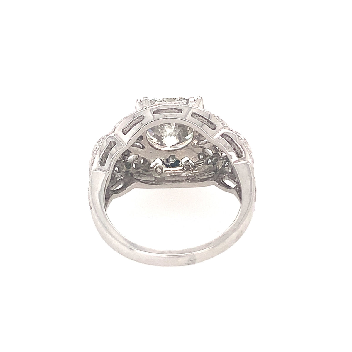 3.00 Carat Diamond Engagement Platinum Ring