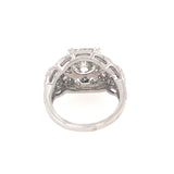 3.00 Carat Diamond Engagement Platinum Ring