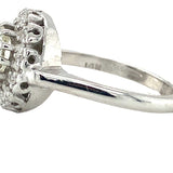 Art Deco Diamond Solitaire White Gold Ring