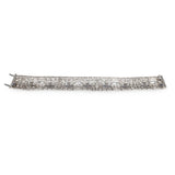 Art Deco Diamond and Sapphire Platinum Bracelet