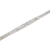 Art Deco Diamond Platinum Bracelet, circa 1920s
