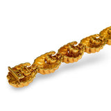 Shell Link 18k Rose Gold Bracelet, circa 1960s