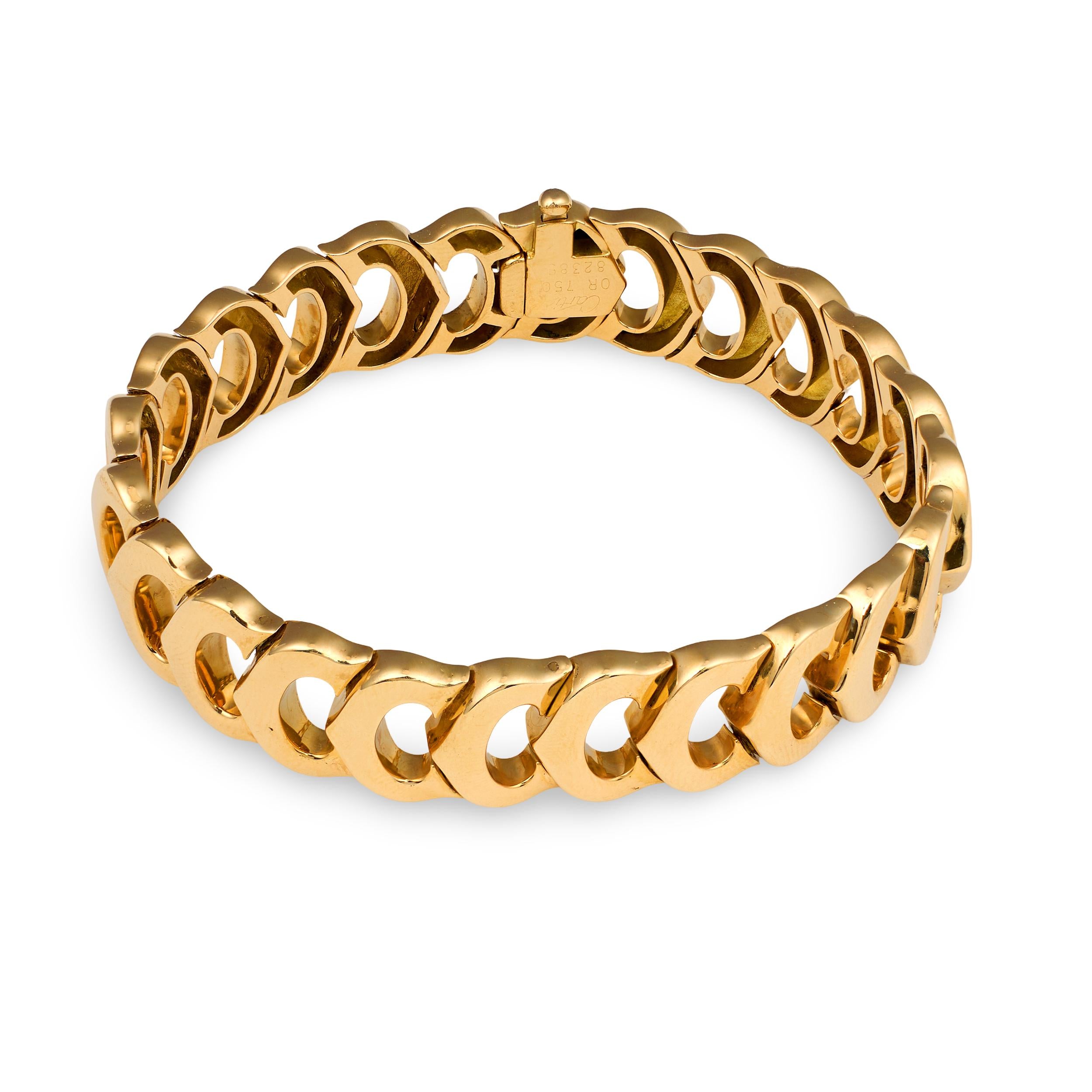 18K Yellow Gold Link Bracelet by Cartier