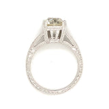 Diamond Engagement Platinum Ring