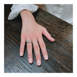 Diamond Engagement Platinum Ring