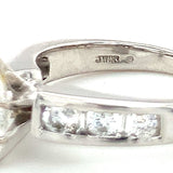 Diamond Engagement Ring in 14k White Gold