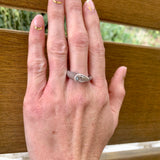 Diamond Engagement Ring in Platinum, circa 1980s
