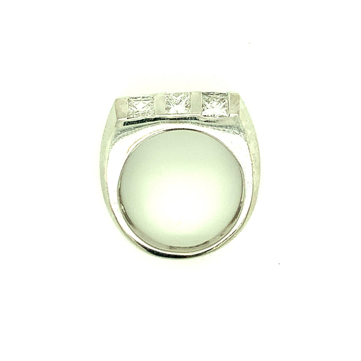 Diamond Platinum Band Ring