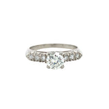 Diamond Solitaire Platinum Engagement Ring