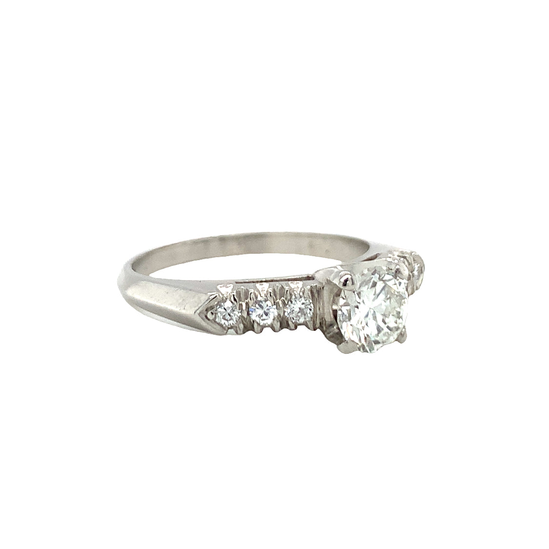 Diamond Solitaire Platinum Engagement Ring