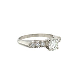 Diamond Solitaire Platinum Engagement Ring
