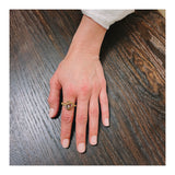 Diamond and Ruby 18K Yellow Gold Ring