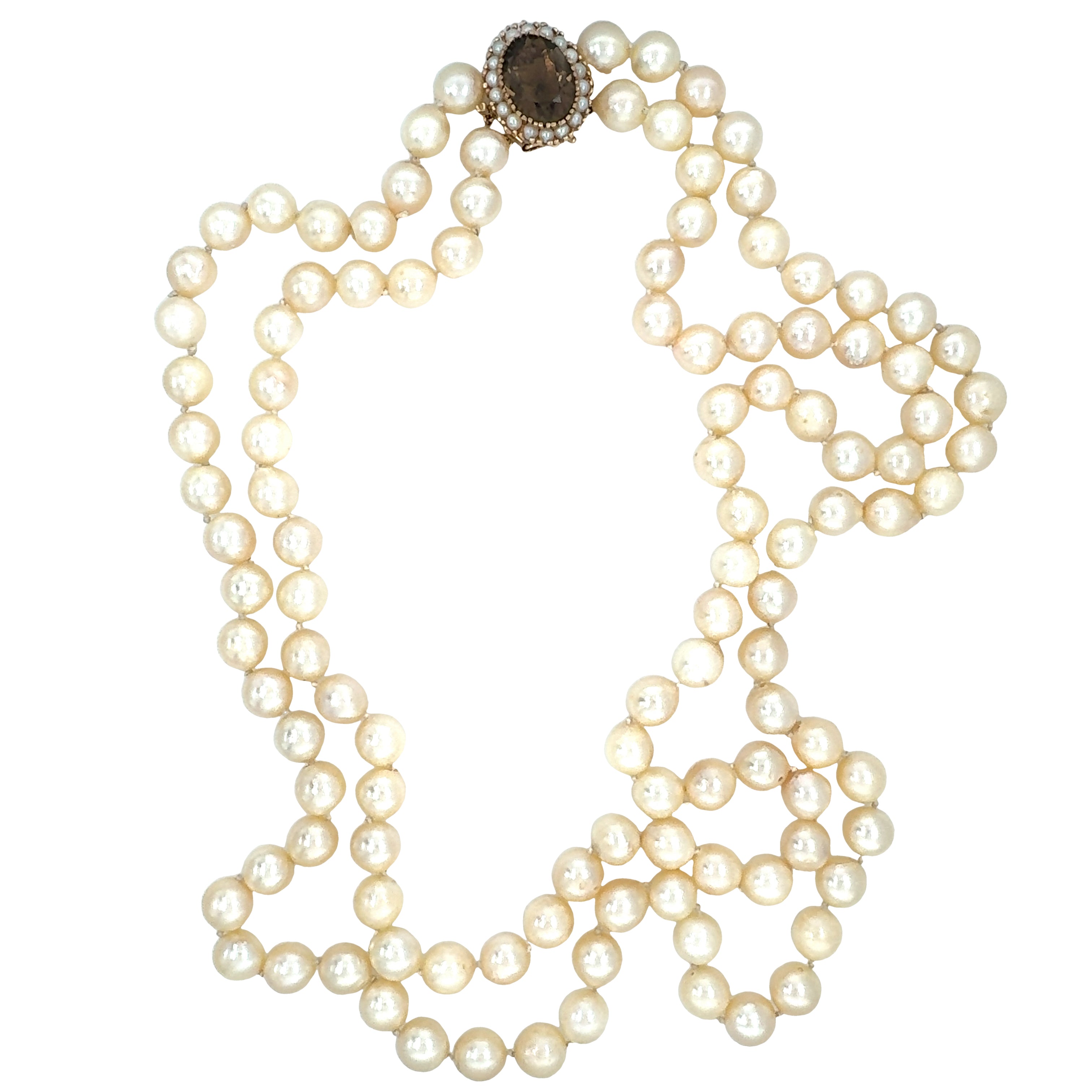 Double-Strand Pearl Necklace