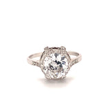 Edwardian Diamond Engagement Ring in Platinum, circa 1910