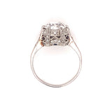 Edwardian Diamond Engagement Ring in Platinum, circa 1910