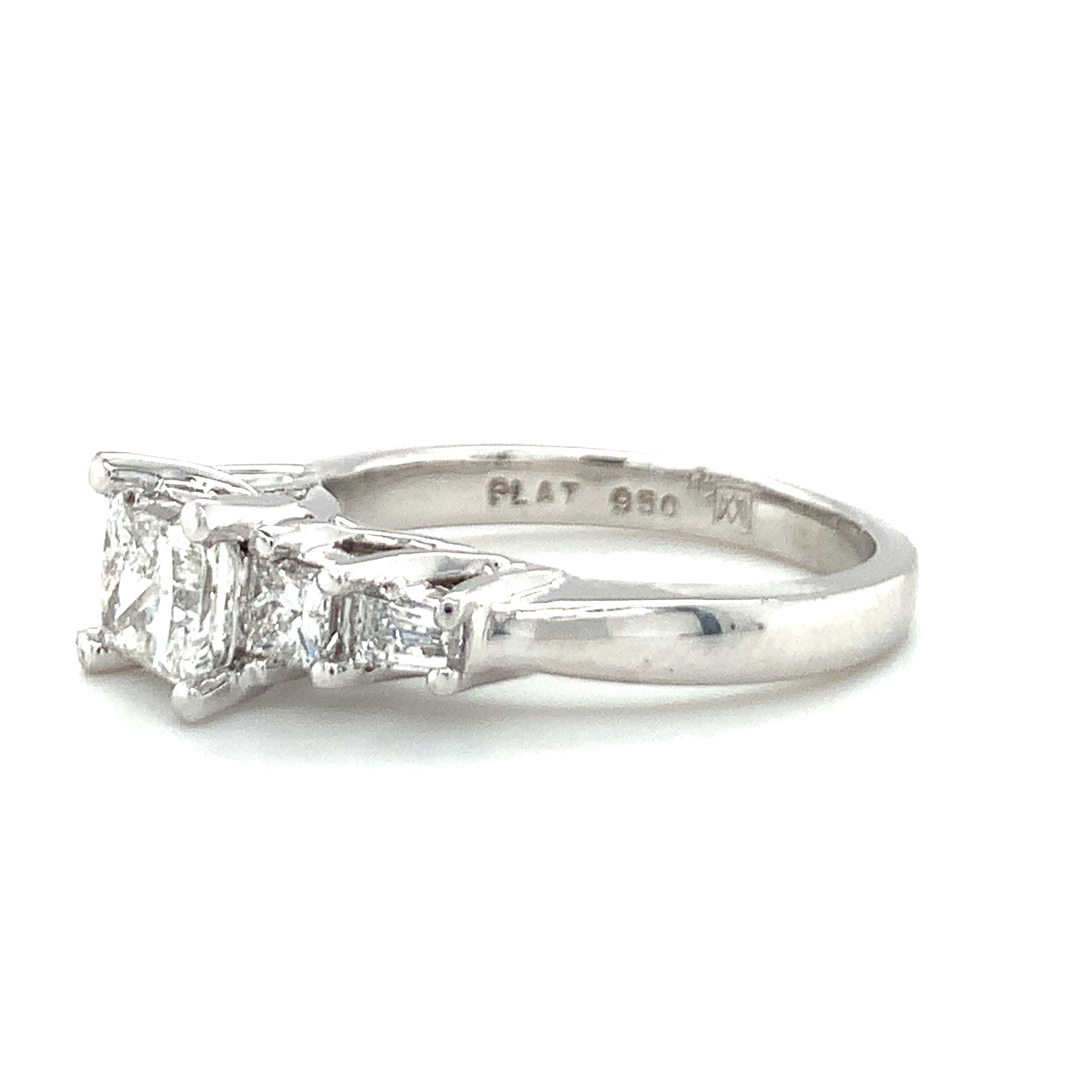 GIA Certified 1.02 Carat Diamond Platinum Engagement Ring