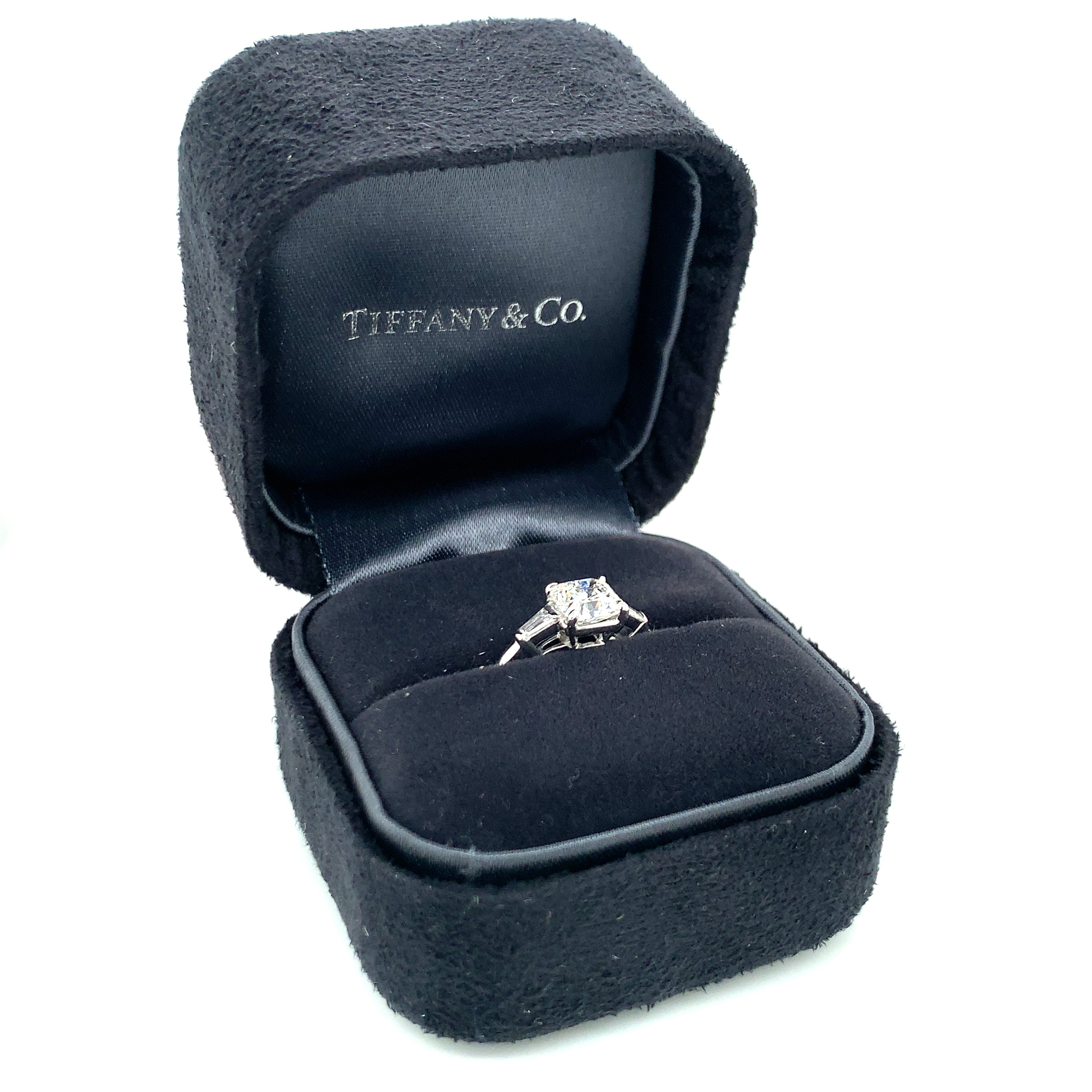 GIA Certified 1.03 Carat Diamond Platinum Engagement Ring by Tiffany & Co.