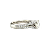 GIA Certified 1 Carat Diamond Platinum Engagement Ring