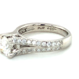 GIA Certified 1 Carat Diamond Platinum Engagement Ring
