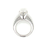 GIA Certified 2.01 Carat White Gold Diamond Engagement Ring