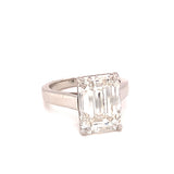 GIA Certified 6.74 Carat Diamond Engagement Ring in Platinum