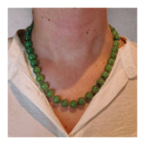 Green Jade Bead Necklace