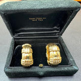 Huggie 18k Yellow Gold Earrings by David Webb, circa 1970s