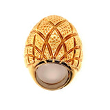 Immense 22K Yellow Gold Dome Ring, circa 1960s