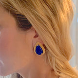 Lapis Lazuli 18K Yellow Gold Earrings