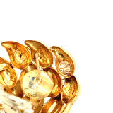 Leaf Design 18K Yellow Gold Earrings