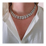 Mid-Century Diamond Platinum Necklace