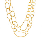 Open Link 22k Yellow Gold Necklace by Gurhan