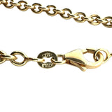 18K Gold Diamond Medallion Pendant / Necklace