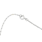 1950s Opal and Diamond Drop Pendant Necklace in 18K White Gold and Platinum