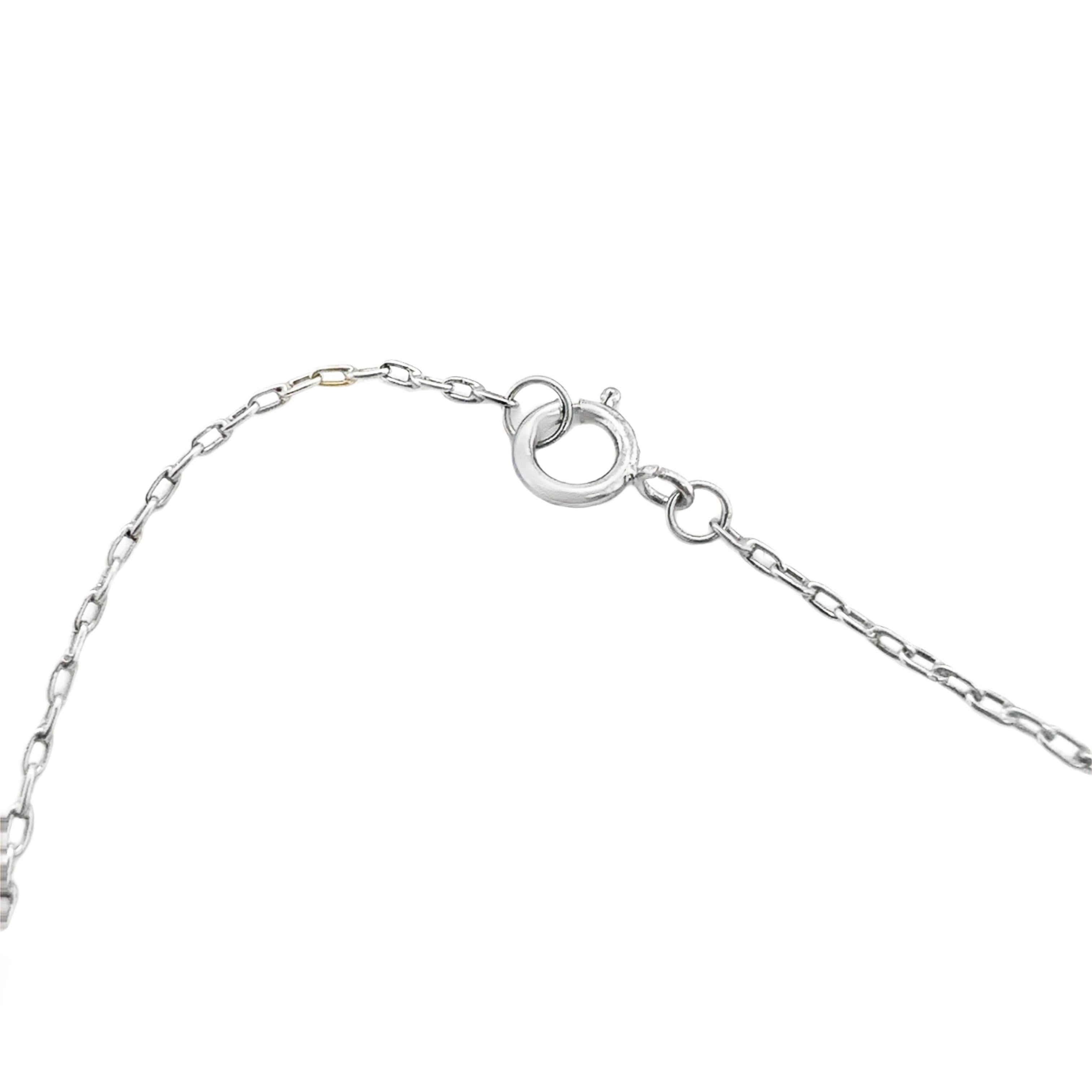 1950s Opal and Diamond Drop Pendant Necklace in 18K White Gold and Platinum