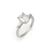 GIA Certified 2.09 Carat Diamond Platinum Engagement Ring