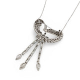 Diamond Platinum Pendant, circa 1950s