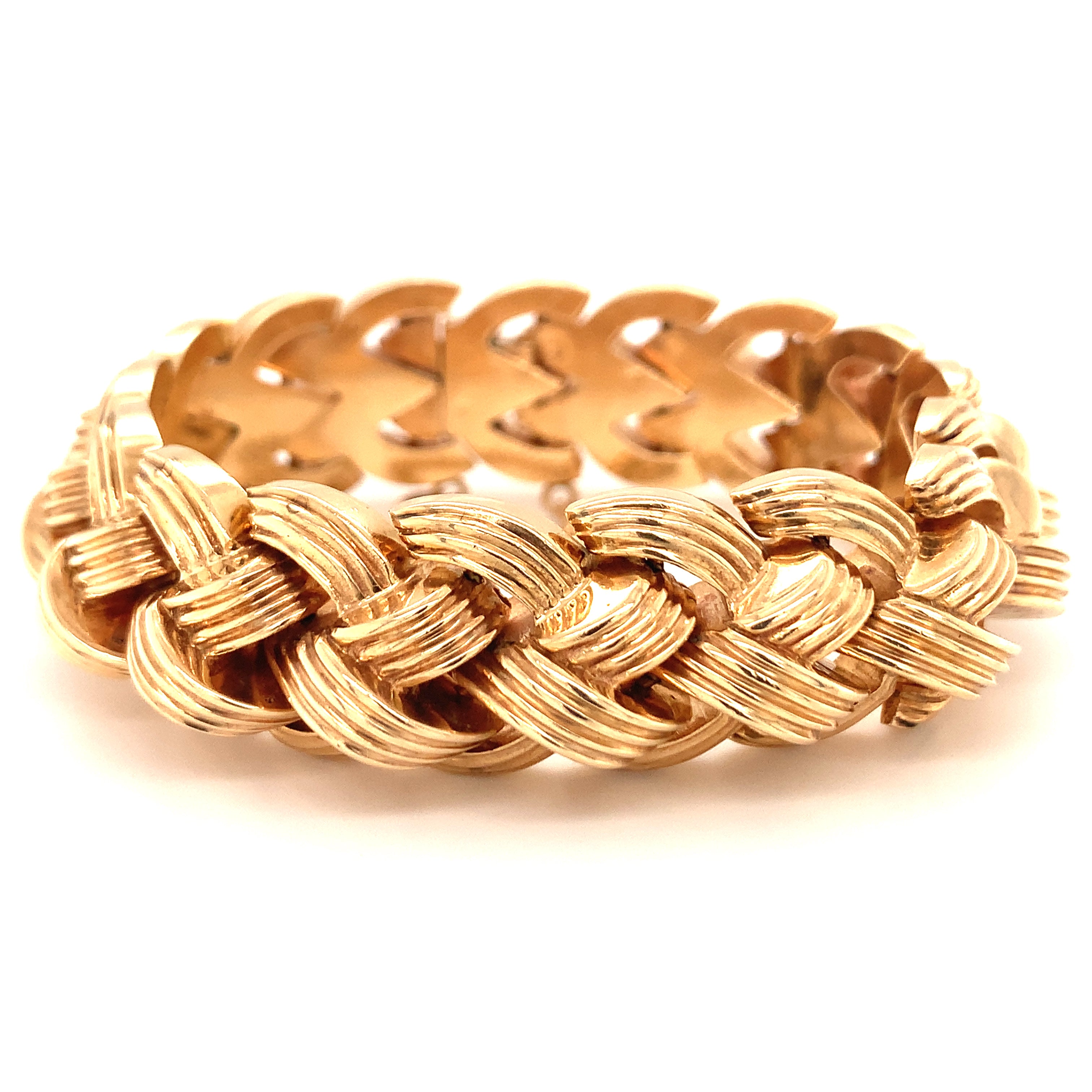 Retro 14k Rose Gold Bracelet, circa 1940s