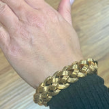 Retro 14k Rose Gold Bracelet, circa 1940s