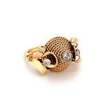 Retro Diamond Gold Ring, circa 1940s