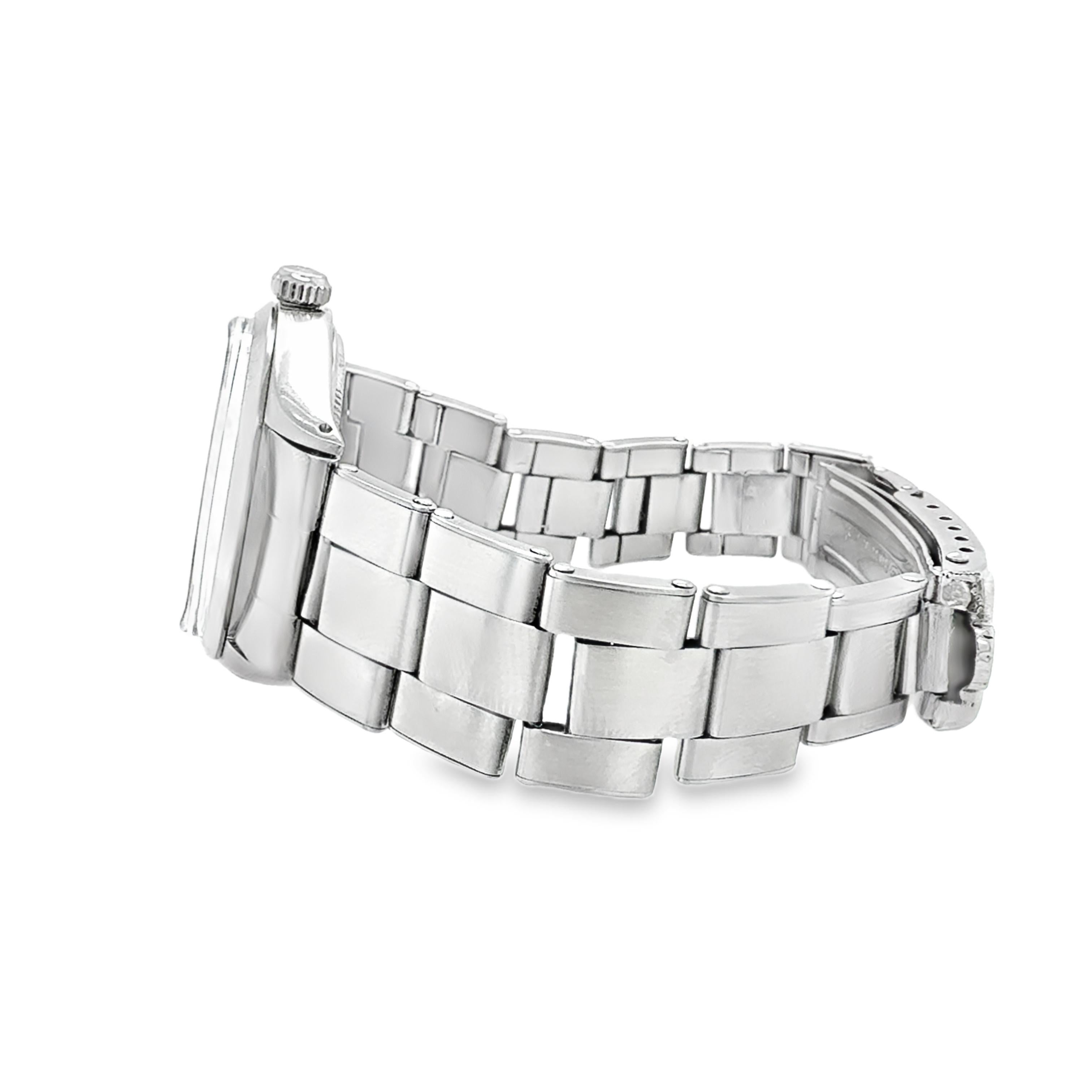 Stainless Steel AIR-KING ROLEX WRISTWATCH
