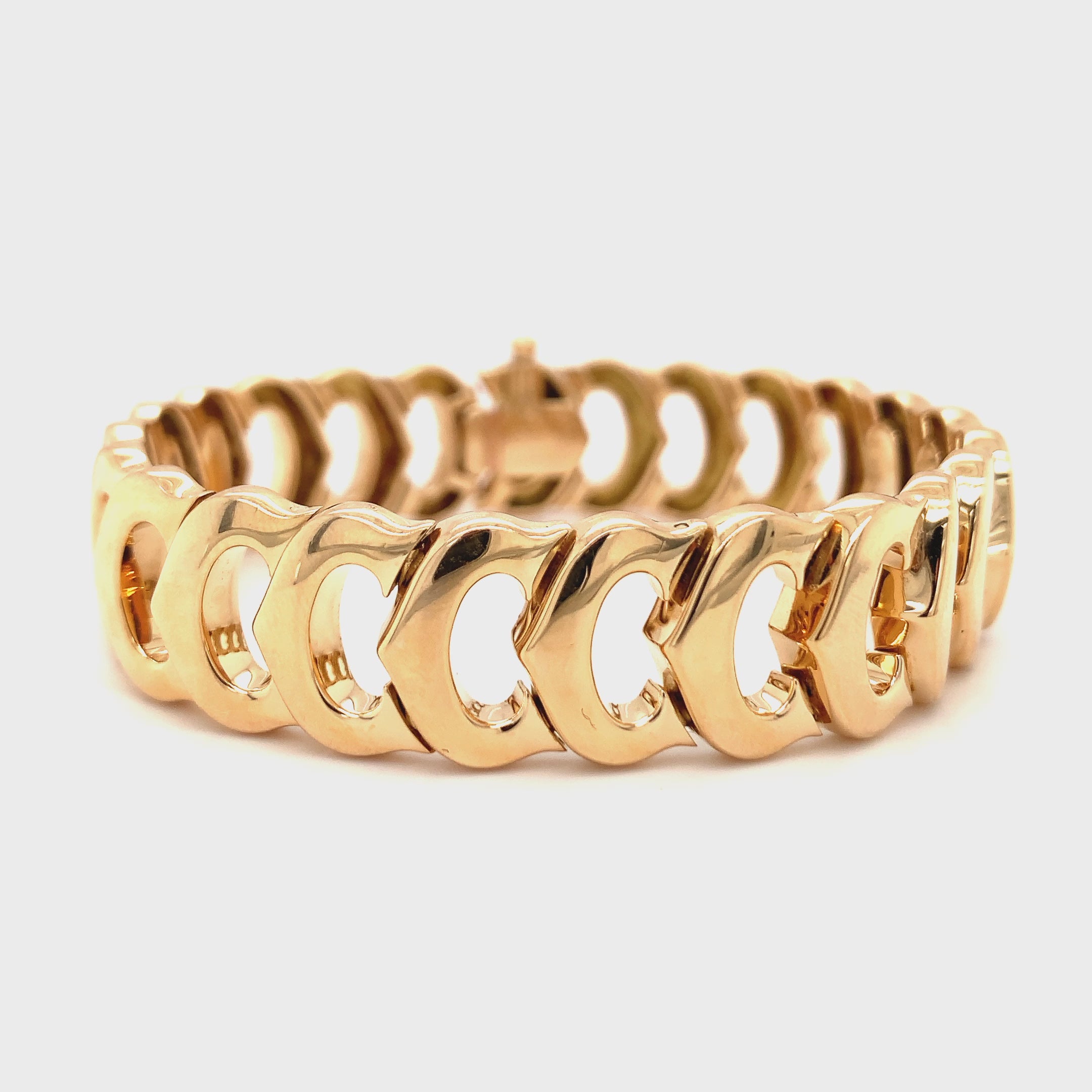 18K Yellow Gold Link Bracelet by Cartier